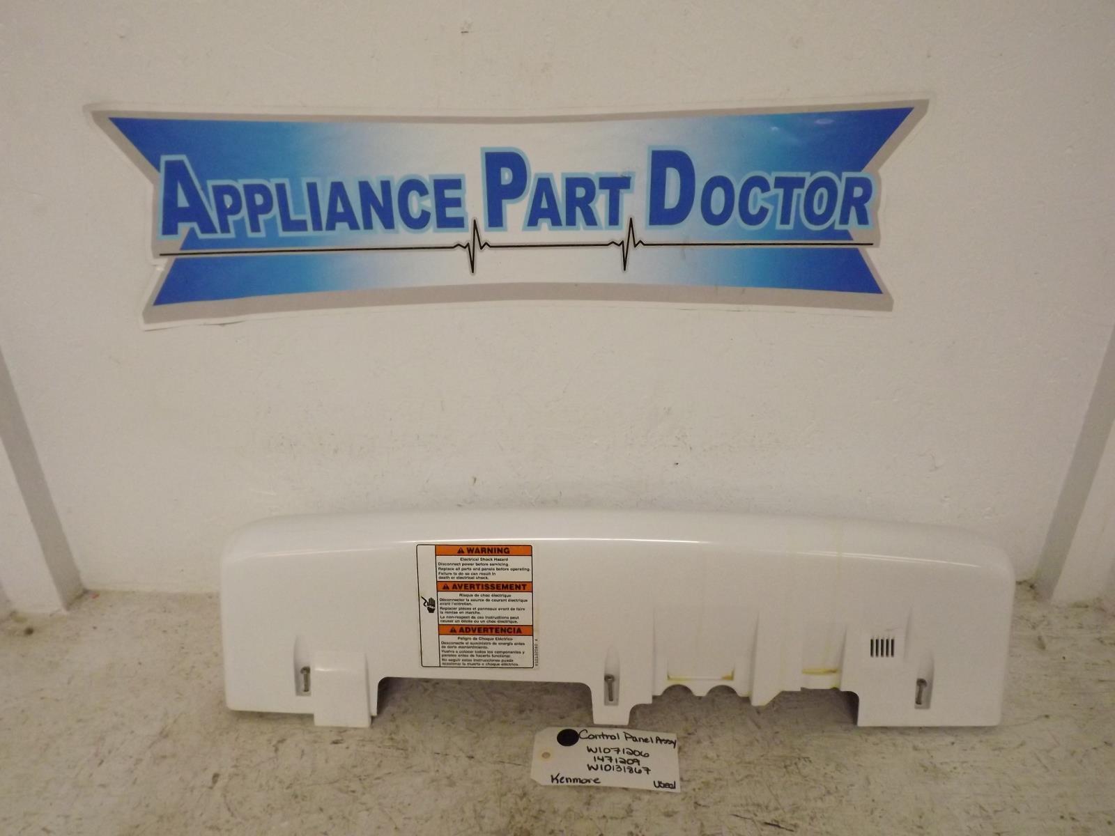 Kenmore Washer W10171206 1471209 W10131867 Control Panel Assy Used Kenmore Washer W10171206 1471209 W10131867 Control Panel Assy Used
